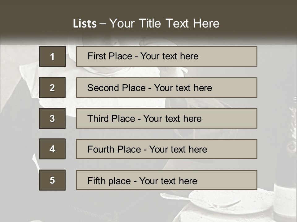 Habit Photo Happiness PowerPoint Template