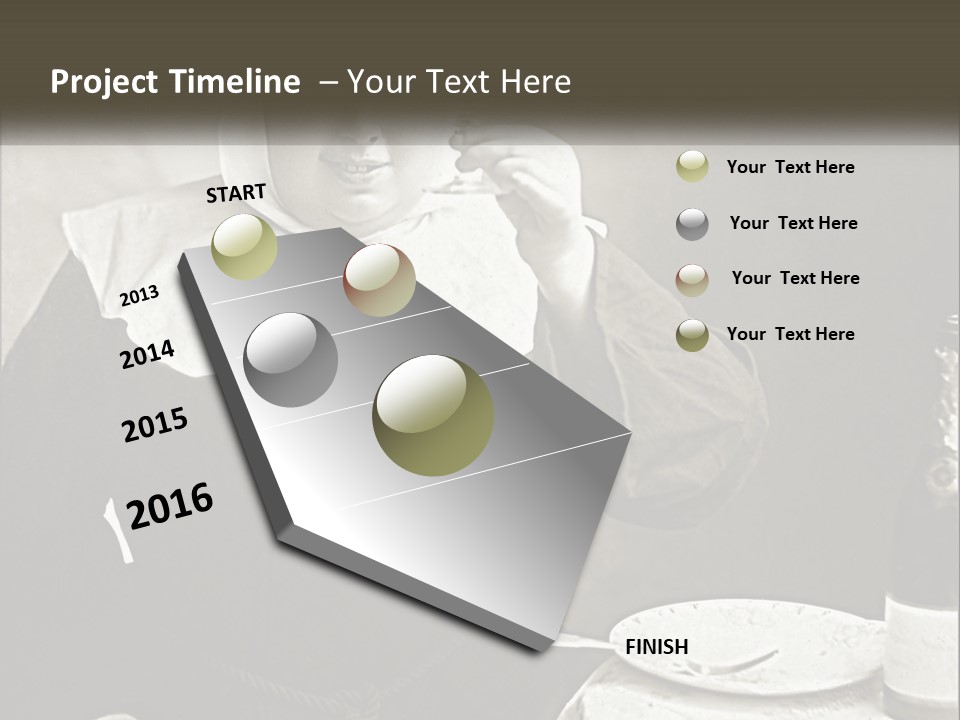 Habit Photo Happiness PowerPoint Template