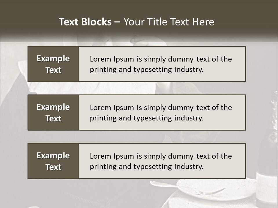 Habit Photo Happiness PowerPoint Template