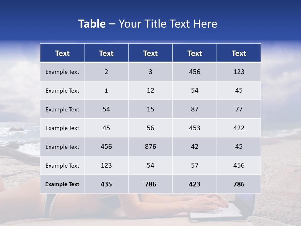 Download Pretty Person PowerPoint Template