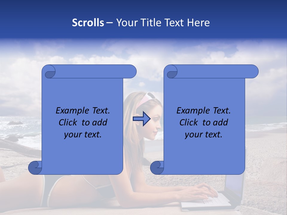 Download Pretty Person PowerPoint Template