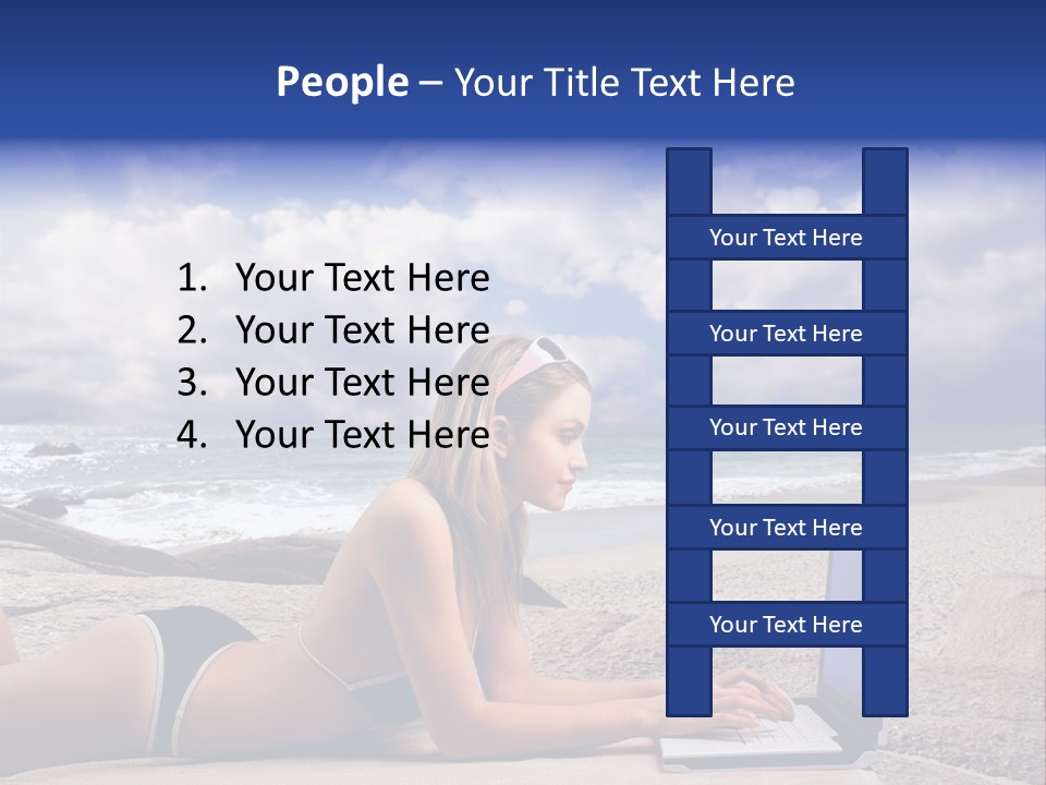 Download Pretty Person PowerPoint Template