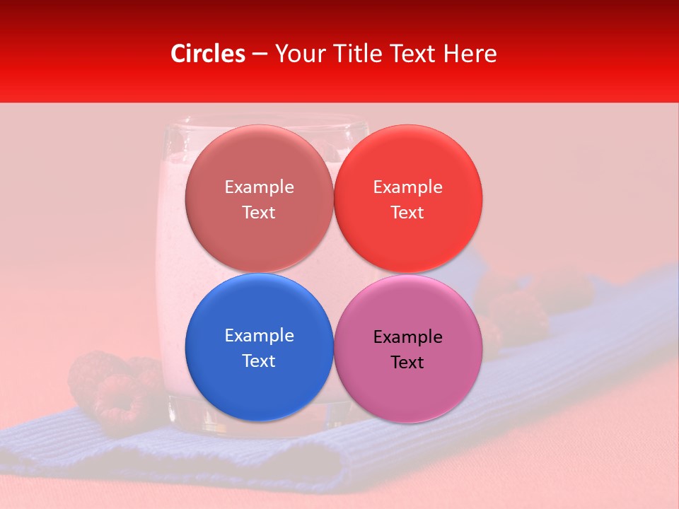 Red Summer Healthy PowerPoint Template