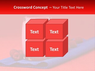 Red Summer Healthy PowerPoint Template