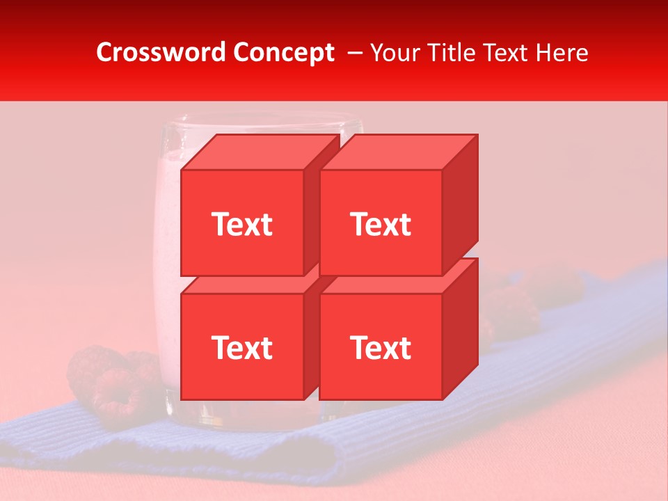 Red Summer Healthy PowerPoint Template