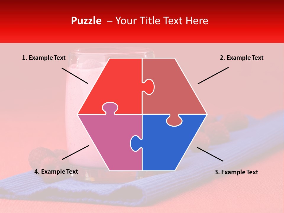 Red Summer Healthy PowerPoint Template