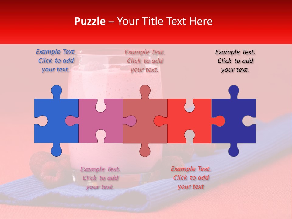 Red Summer Healthy PowerPoint Template