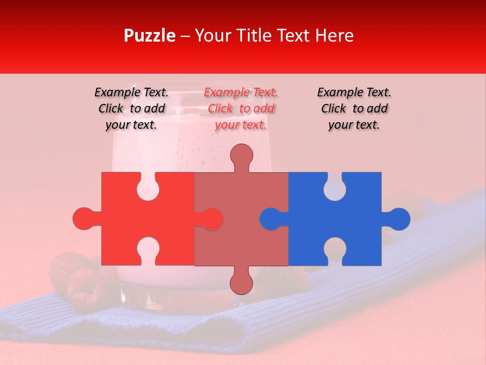 Red Summer Healthy PowerPoint Template