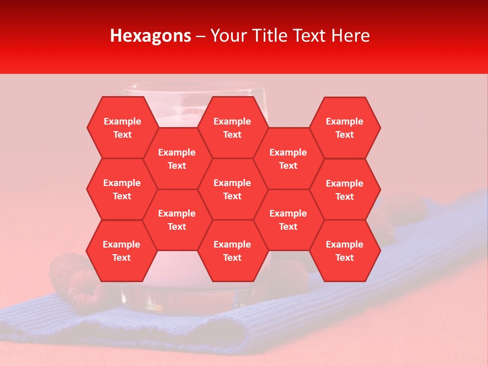 Red Summer Healthy PowerPoint Template