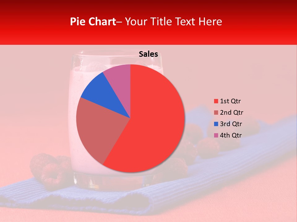 Red Summer Healthy PowerPoint Template