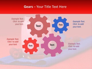 Red Summer Healthy PowerPoint Template