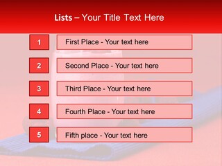 Red Summer Healthy PowerPoint Template