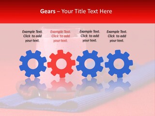 Red Summer Healthy PowerPoint Template