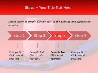 Red Summer Healthy PowerPoint Template