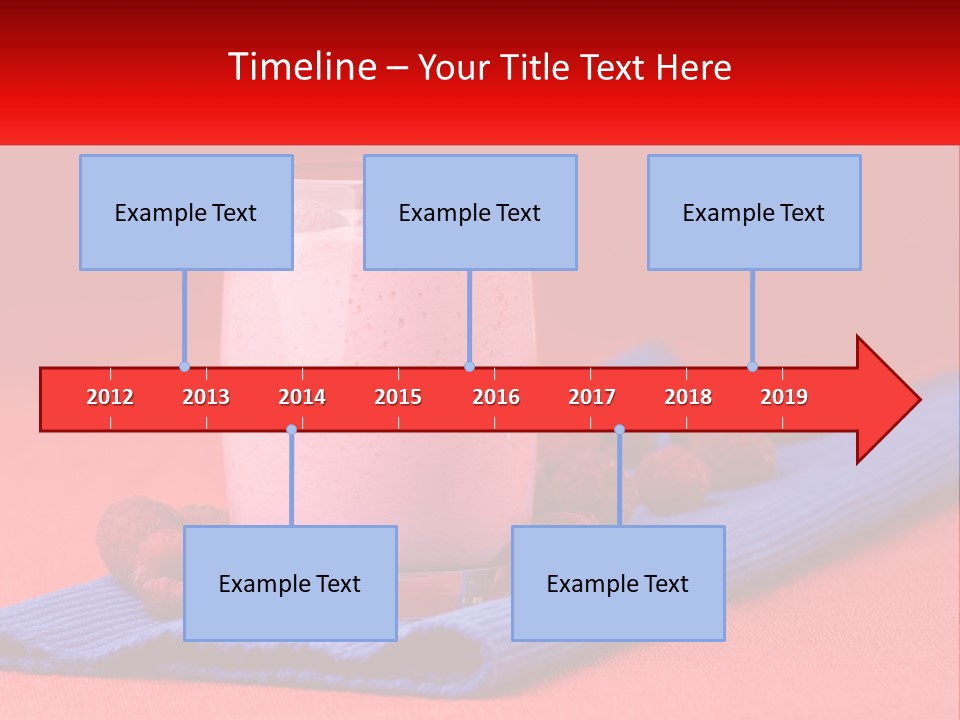 Red Summer Healthy PowerPoint Template