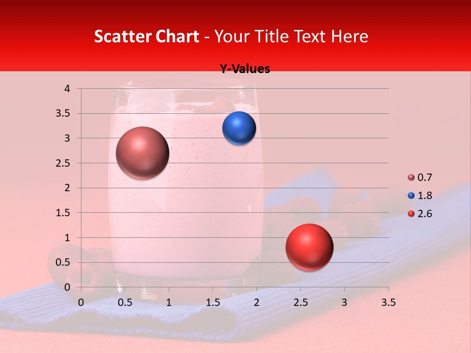 Red Summer Healthy PowerPoint Template