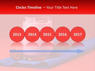 Red Summer Healthy PowerPoint Template