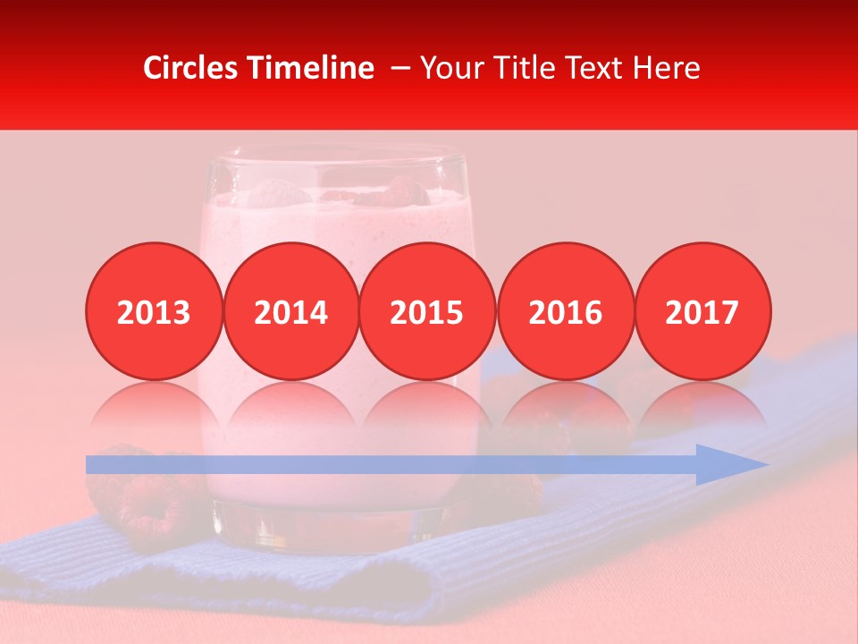 Red Summer Healthy PowerPoint Template