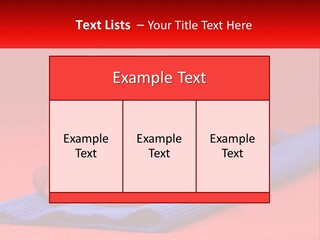 Red Summer Healthy PowerPoint Template