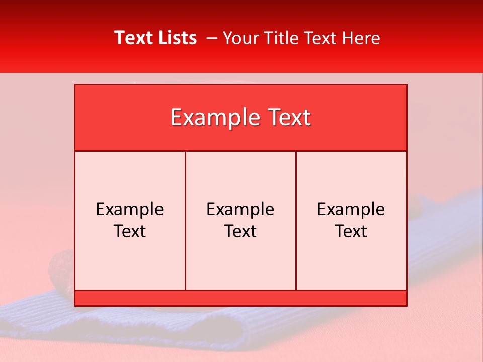 Red Summer Healthy PowerPoint Template