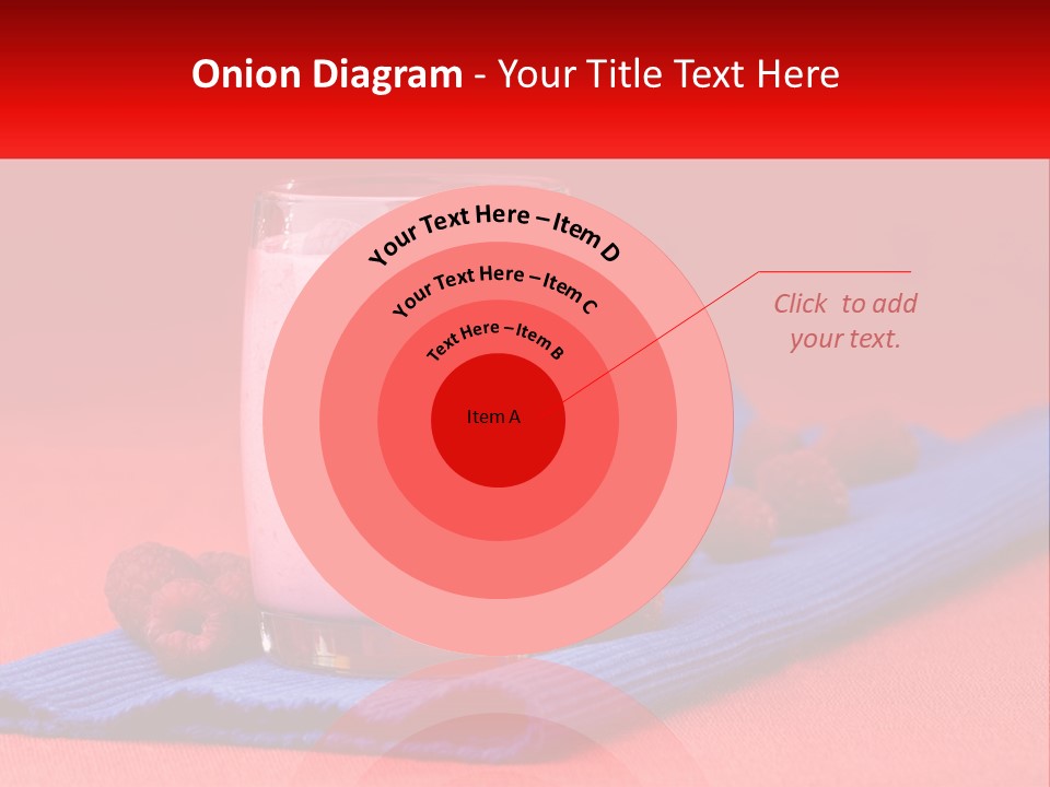 Red Summer Healthy PowerPoint Template