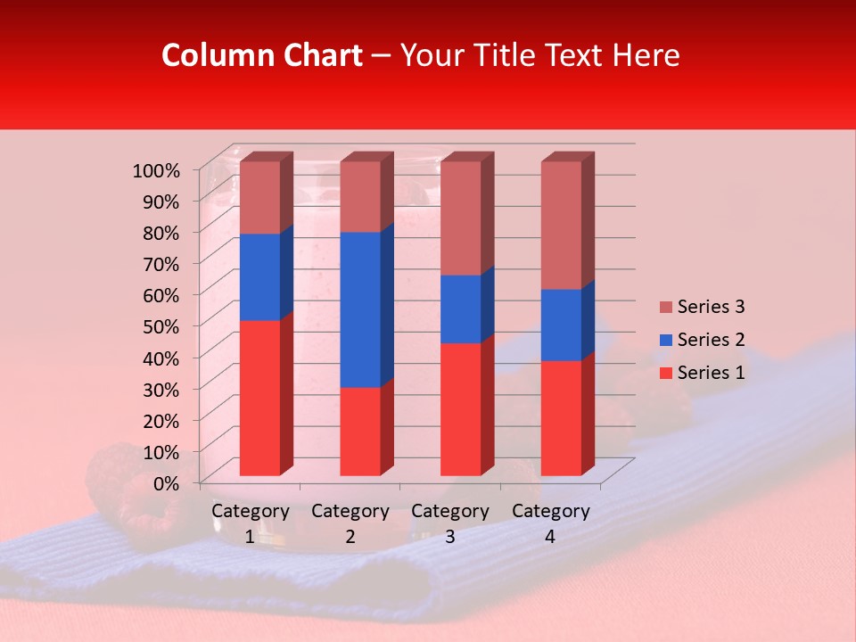 Red Summer Healthy PowerPoint Template
