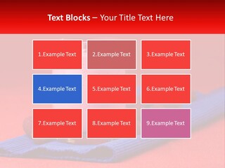 Red Summer Healthy PowerPoint Template