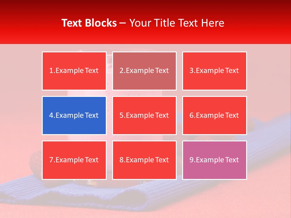 Red Summer Healthy PowerPoint Template