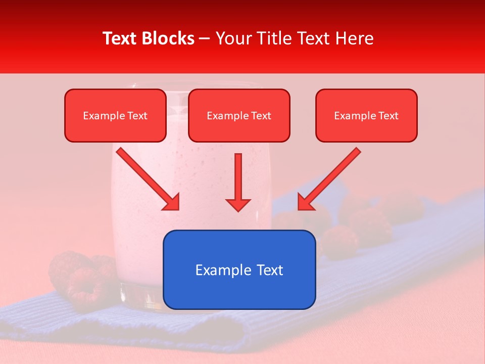 Red Summer Healthy PowerPoint Template