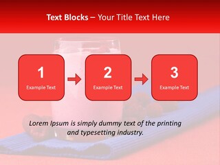 Red Summer Healthy PowerPoint Template