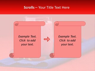 Red Summer Healthy PowerPoint Template