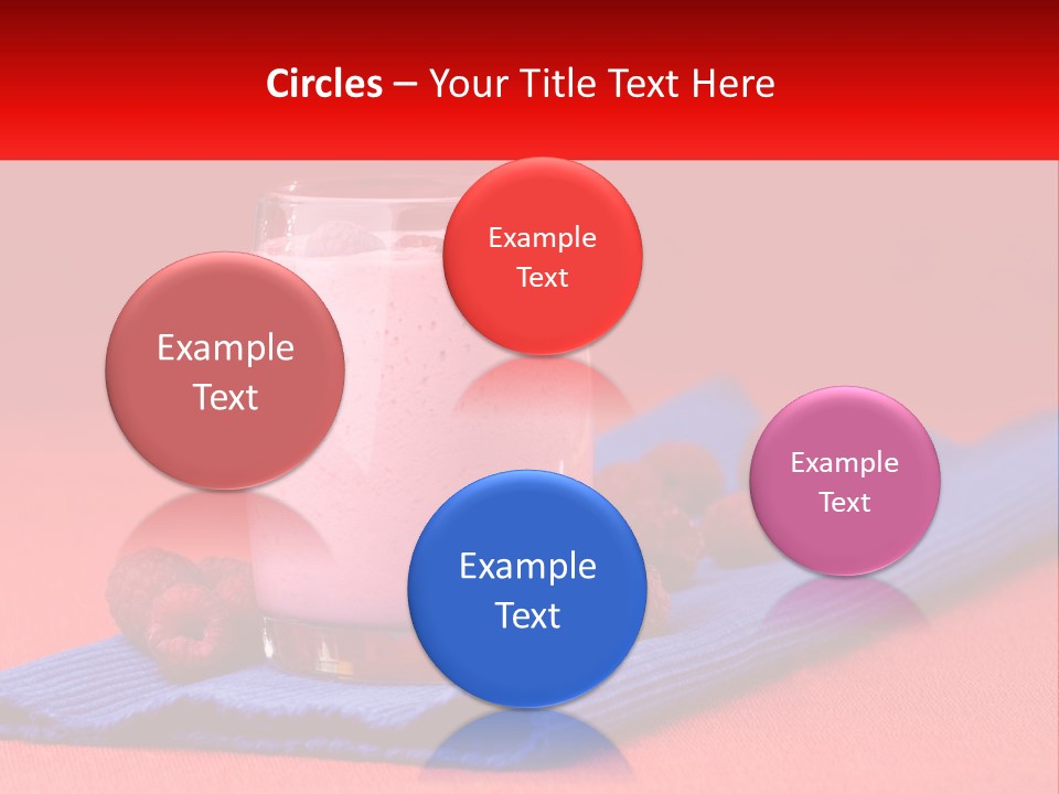 Red Summer Healthy PowerPoint Template