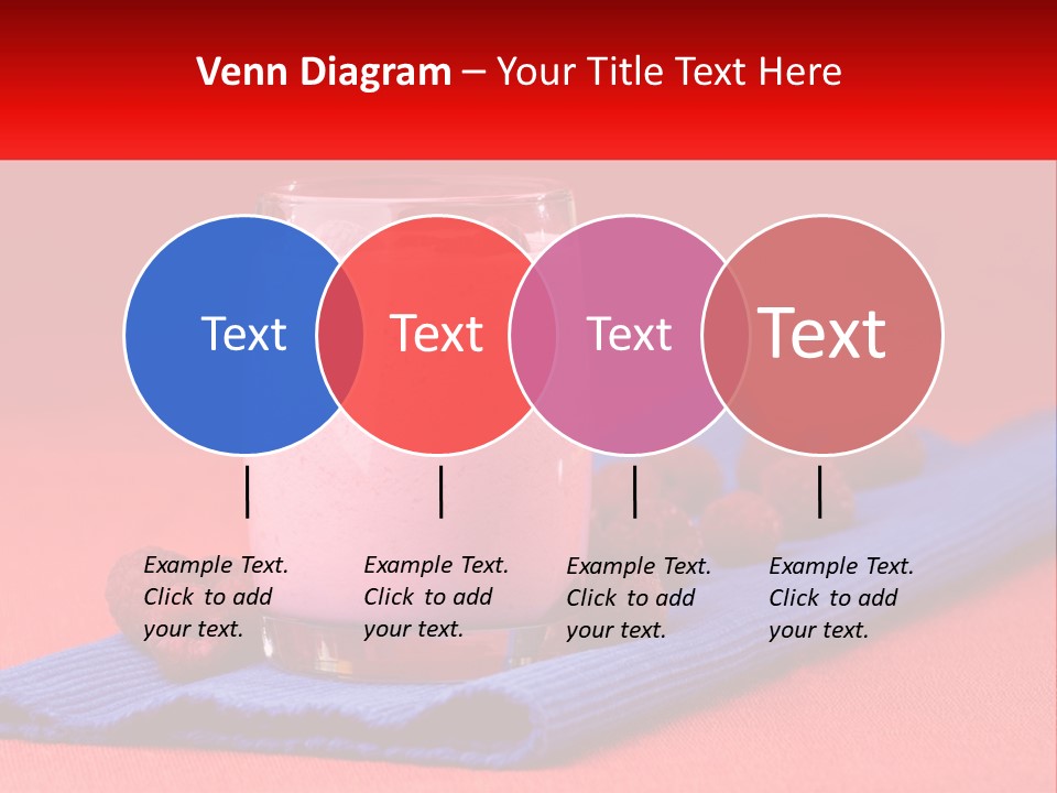 Red Summer Healthy PowerPoint Template
