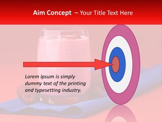 Red Summer Healthy PowerPoint Template