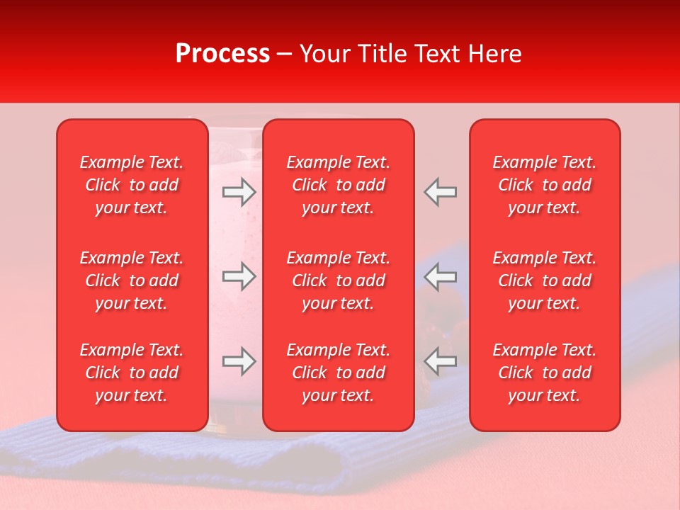 Red Summer Healthy PowerPoint Template