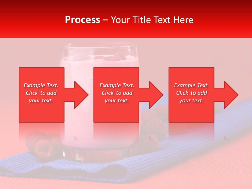 Red Summer Healthy PowerPoint Template