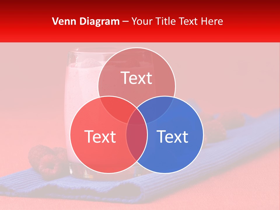 Red Summer Healthy PowerPoint Template