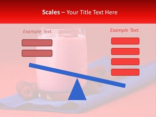 Red Summer Healthy PowerPoint Template