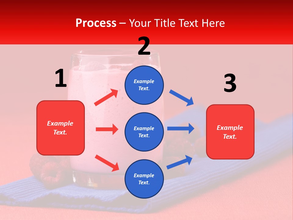 Red Summer Healthy PowerPoint Template