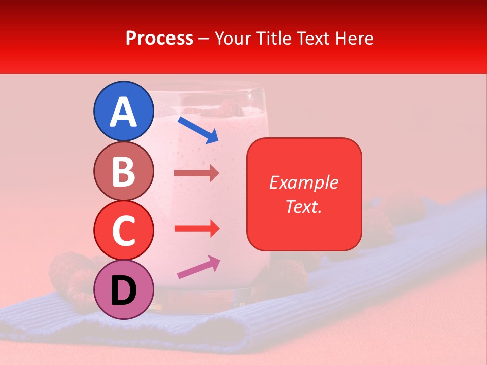 Red Summer Healthy PowerPoint Template