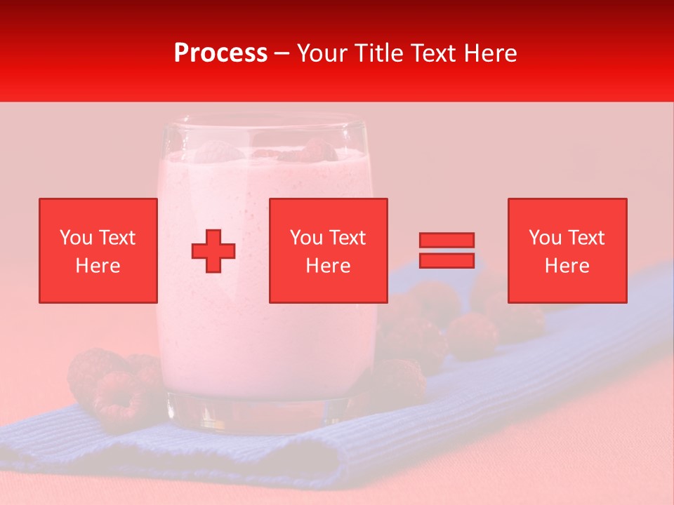 Red Summer Healthy PowerPoint Template