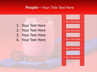 Red Summer Healthy PowerPoint Template