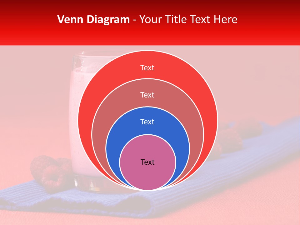 Red Summer Healthy PowerPoint Template