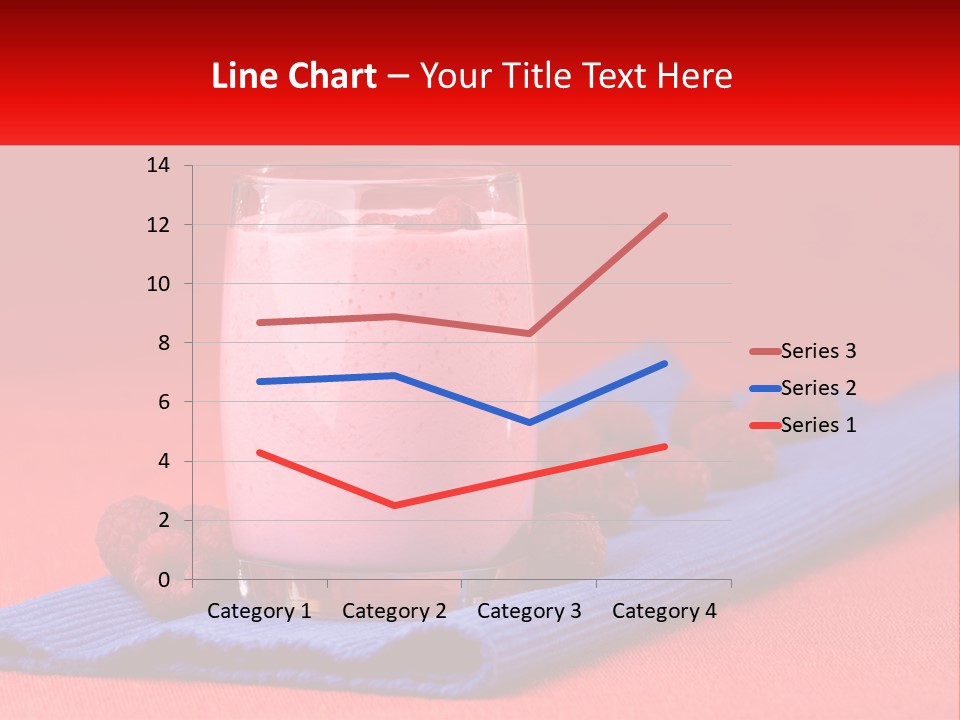 Red Summer Healthy PowerPoint Template