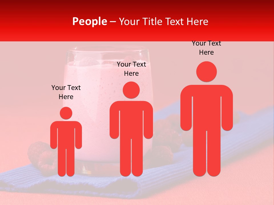 Red Summer Healthy PowerPoint Template