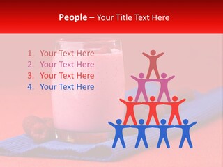 Red Summer Healthy PowerPoint Template