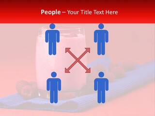 Red Summer Healthy PowerPoint Template