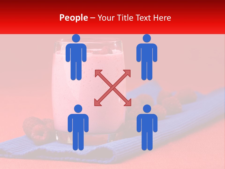 Red Summer Healthy PowerPoint Template