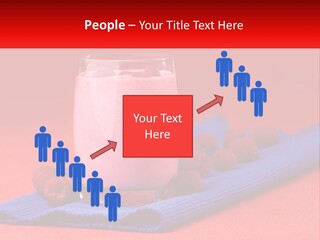 Red Summer Healthy PowerPoint Template