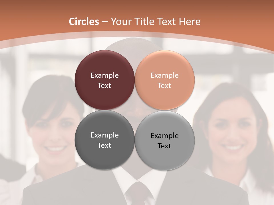 Male Leader Office PowerPoint Template